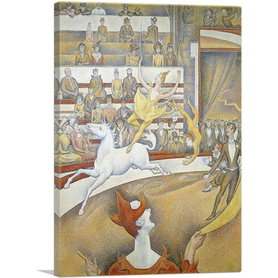 ARTCANVAS The Circus 1891 Canvas Art Print by Georges Seurat - Size: 40" x 26" (1.50" Deep)