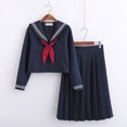 thumbnail image 4 of 2pcs TIE BODA TIELOR Sailor Boil Tada de lazo Japonés TISe de la escuela de la escuela Corbalo, 4 of 6