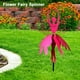 thumbnail image 4 of (Hada las flores Spinner-Pequeño) Creativo jardín al aire libre Hierro Hada las flores Spinner Escultura viento Molino viento giratorio, 4 of 9
