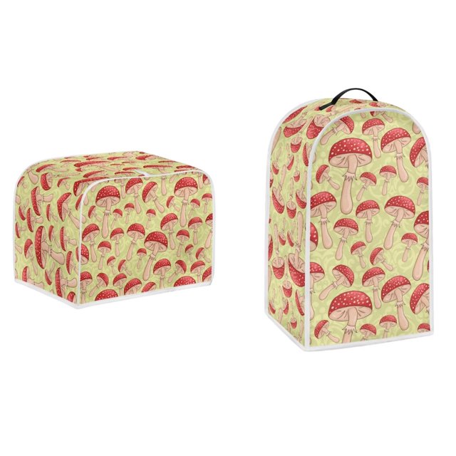 NETILGEN Foldable Mini Mushroom Pattern Blender Covers Kitchen Aid Dust