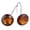 Brown, variant on Silver Shower Curtain Hooks Rings, White Metal Shower Hooks for Shower Curtain Liner, Rust Proof Shower Rings for Curtain Accessories and Bathroom Shower Rod, 12 Pack Bathroom Set