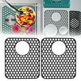 FensXil Silicone Kitchen Sink Protector Mat Folding Heat Non Slip