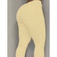 thumbnail image 5 of Women's High Waisted Skinny Jeans Slightly Stretchy Ultra Soft Plush Lined Suitable for wearing in autumn and winter, 5 of 7