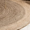 thumbnail image 2 of Jaipur Art And Craft natural color 250x250 CM (8.33 x 8.33 Square feet)(97.50 x 97.50 Inch)Beige Round Jute AreaRug Carpet throw, 2 of 5