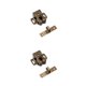 thumbnail image 1 of Speravity El acero laminado en frío de metal garantiza durabilidad y longevidad Bayonetas para puertas de gabinetes antiguas Cerraduras de acero Type2 NO2, 1 of 6