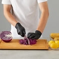 thumbnail image 5 of Guantes de examen desechables de nitrilo, protección de barrera de luz, agarre texturizado en los dedos sin polvo, guantes aptos para alimentos para un uso versátil en entornos industriales, médicos, 5 of 5