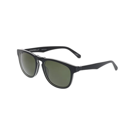Electric Men's Mirrored Leadbelly EE13356701 Black Aviator Sunglasses