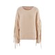 thumbnail image 5 of VISgogo Suéter de talla grande para mujer, suéter de punto con flecos de cuello redondo de manga larga de color sólido informal VISgogo moda, 5 of 6