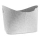 thumbnail image 1 of Cesta de lavandería para ropa, juguetes, libros, periódicos, cesta de almacenamiento de fieltro plegable, contenedores de almacenamiento abiertos con gris claro mayimx cesta de estantería, 1 of 9