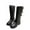 Black, variant on Fesfesfes Riding Boots For Women Mid Heel Shoes Belt Buckle Knee High Retro Cowboy Punk US:6.5(38)