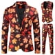 thumbnail image 1 of Traje de Acción de Gracias Para Hombre, Chaqueta Estampada A La Moda, Chaleco Y Pantalones de Traje, Conjunto de Tres Piezas Odeerbi ODB204810, 1 of 9
