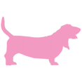 thumbnail image 3 of CafePress - Pink Basset Hound - Women's Light Pajamas, 3 of 4