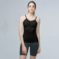 thumbnail image 4 of TEVEQ Shapers for Women Women's Shaper Tummys Control Padded Bra Camisole Cami Seamless Compression Tank Top Shapewear Body Shaper Shaperx Bodysuit Black + L, 4 of 7