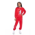 thumbnail image 6 of Bluey Girls' Valentine's Day Fleece Jogger Sweatpant, Sizes 4-16, 6 of 10