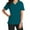 Blue, variant on Nmnitkp Scrub Tops for Woman - Soft Stretch, V-Neck Top Scrubs with 3 Pockets, Easy Care for Women Black,S