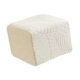 thumbnail image 3 of Funda Cuadrada para , Reposapiés, Taburete de Almacenamiento Ligero Y Suave, Taburete de Moda, Funda Protectora para para El Hogar. Crema, 3 of 8