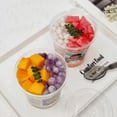 thumbnail image 3 of Toystoory 50 Uds. De tazas de embalaje para té de la leche helado, recipientes para comida de frutas, 500ML, cuencos transparentes para postres, Bar de Juegos de servir café y té Con Tapas y Papel Toystoory HA066970-02, 3 of 6