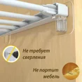 thumbnail image 4 of Graflsoa Modern Transparent Self-Adhesive Shelf Brackets - 8-Piece Set for Wood, Glass & Laminated Surfaces, 4 of 6