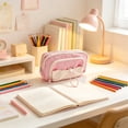 thumbnail image 5 of Under $1 Pencil Case, Drawstring Large Capacity Multi-Layer Fabric Pen Pouch, Stain-Resistant Stationery Organizer for Junior College by PALIFEUR, 5 of 8