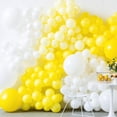 thumbnail image 3 of Globos de látex PartyWoo amarillos de 5 pulgadas, 50 unidades, para decoración, 3 of 6