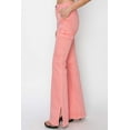 thumbnail image 3 of Risen High Rise Side Slit Cargo Bootcut Jeans, 3 of 7