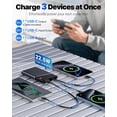 thumbnail image 6 of Portable Charger Power Bank, 10000mAh 22.5W PD Super Fast Charging Powerbank with Built-in USB C in&Out Cable, Slim External Phone Battery Pack for iPhone 16/15/14 iPad Samsung S24 Android, 6 of 8