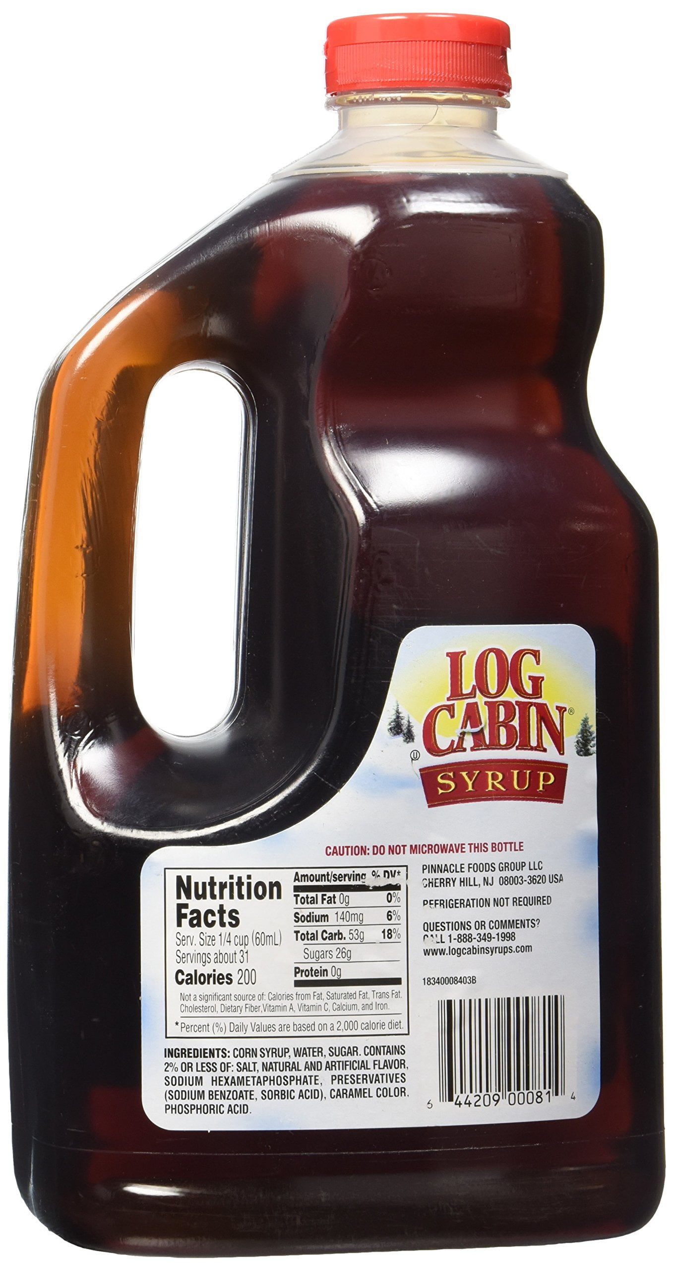 Log Cabin Original Syrup, 64 Fl Oz (Pack of 2) ES7