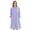 Lavender, variant on Collections Etc Atractive Knee-Length Diamond Plush Texture Embossed Robe