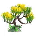thumbnail image 2 of Plantas acuáticas artificiales de algas verdes vívidas para decoración de peceras (Q'S015B), 2 of 13