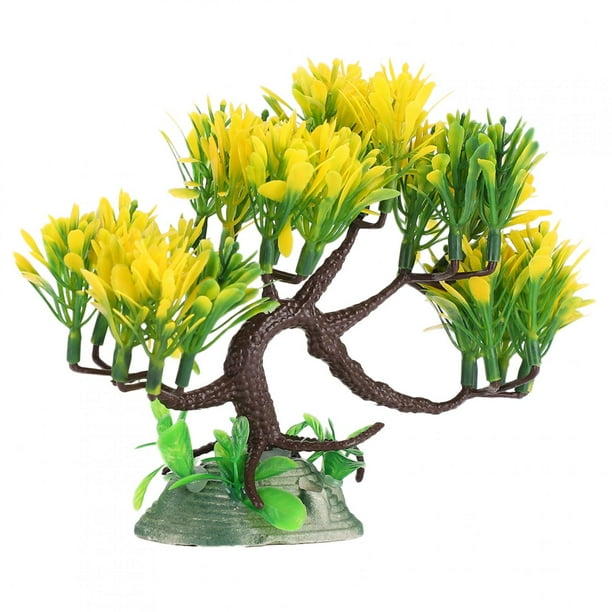 Decoración de pecera, algas verdes artificiales, decoración de acuario vívida, planta de pecera de algas marinas, Ultra sensible Jadeshay A
