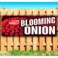 thumbnail image 1 of Blooming Onion Now Open 13 oz Vinyl Banner With Metal Grommets, 1 of 4