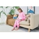 thumbnail image 5 of Disfraz de peluche para niños, pijama de cosplay de animales para Halloween 5T, rosa, 5 of 6