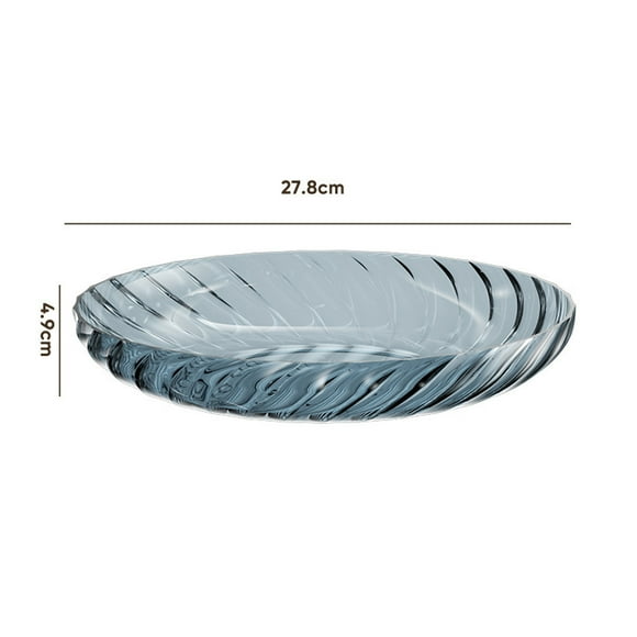 Fruit Bowl Transparent Present Living Room Home Tea Table Snacks Melon Seed Fruit Bowl