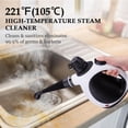 thumbnail image 2 of HAHADAXA Handheld Steam Cleaner, Steam Cleaner for Home with 10 Accessory Kit, Multipurpose Portable Upholstery Steamer Cleaning with Safety Lock to Remove Grime, Grease, and More, White, 2 of 7