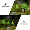 thumbnail image 5 of 3Pcs Micro Landscape Ornaments Resin Tree Bonsai Flowerpot Decorations, 5 of 5