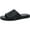 Medium Black, variant on Calvin Klein Mens Ethan 2 Faux Leather Slip On Slide Sandals