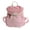 Pink, variant on Nylon Backpack Cute Fruit Shape Drawstring Backpack Dopamine Color String Daypack for Students Outdoor (Yellow)