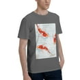 thumbnail image 2 of Bingfone Koi Fish Corals,Spring Summer Men'S Loose Fit Short-Sleeve Pocket T-Shirt, 2 of 7