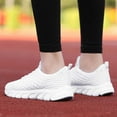 thumbnail image 6 of Womens Shoes,Athletic Sneakers For Active Comfortable Sports Shoes For Stylish And Supportive Footwear For Everyday Use,Shoes for Women,White,7, 6 of 8