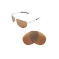 thumbnail image 5 of Walleva Brown Polarized Replacement Lenses for Smith Serpico Sunglasses, 5 of 7