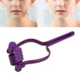 thumbnail image 4 of Rodillo de masaje facial, masajeador facial de vibración eléctrica con diseos de balanceo hexagonal púrpura, para cuerpo facialHealthAndBeautyElectronics Fyydes Descripción de la referencia, 4 of 6
