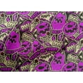 thumbnail image 4 of oneOone Cotton Cambric Fuschia Pink Fabric Halloween Craft Projects Decor Fabric Printed By The Yard 56 Inch Wide, 4 of 4