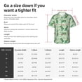 thumbnail image 5 of Fuzoiu Cute Dinosaurs in Space Print Hawaiian Shirt for Men, Summer Beach Casual Short Sleeve Button Down Shirts, Men’s Beach Summer Shirts with Pocket,X-Large, 5 of 7
