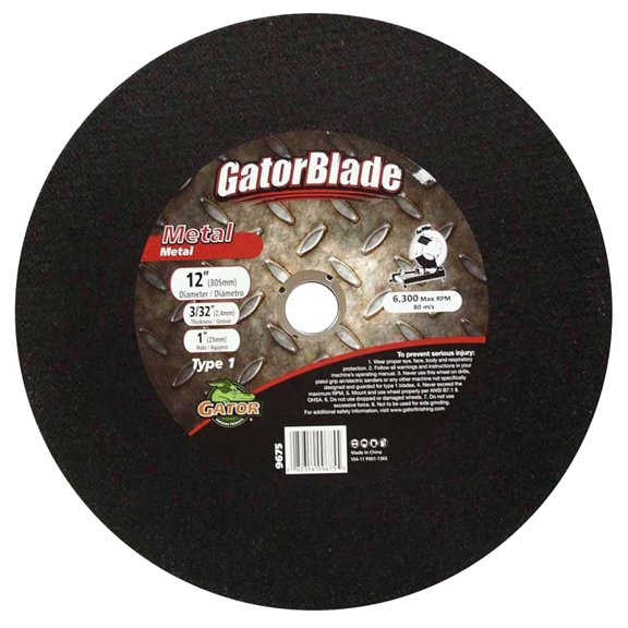 Ali Industries Gator Blade Type 1 Cut-Off Wheel - 1 Piece, Multicolor