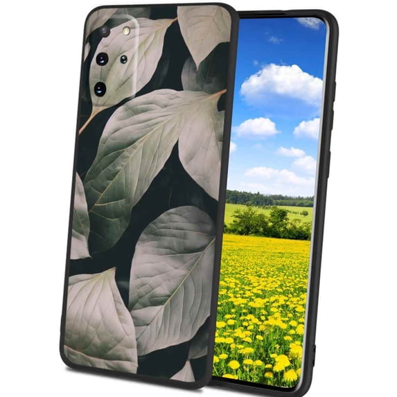 Compatible with Samsung Galaxy S20+ Plus Phone Case, Big-Leaves-27 Case Silicone Protective for Teen Girl Boy Case for Samsung Galaxy S20+ Plus