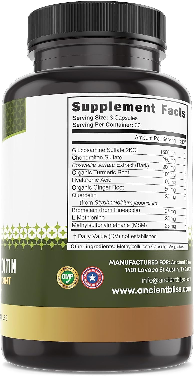 Ancient Bliss Glucosamine Chondroitin