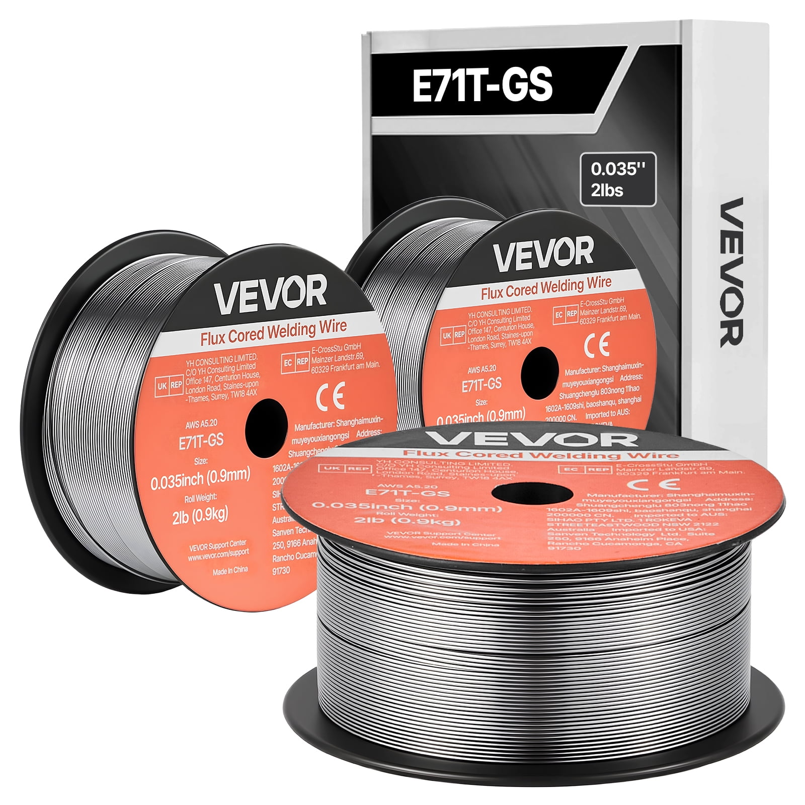 VULCAN 0.035 in. E71T-GS Flux Core Welding Wire, 2 lb. Roll