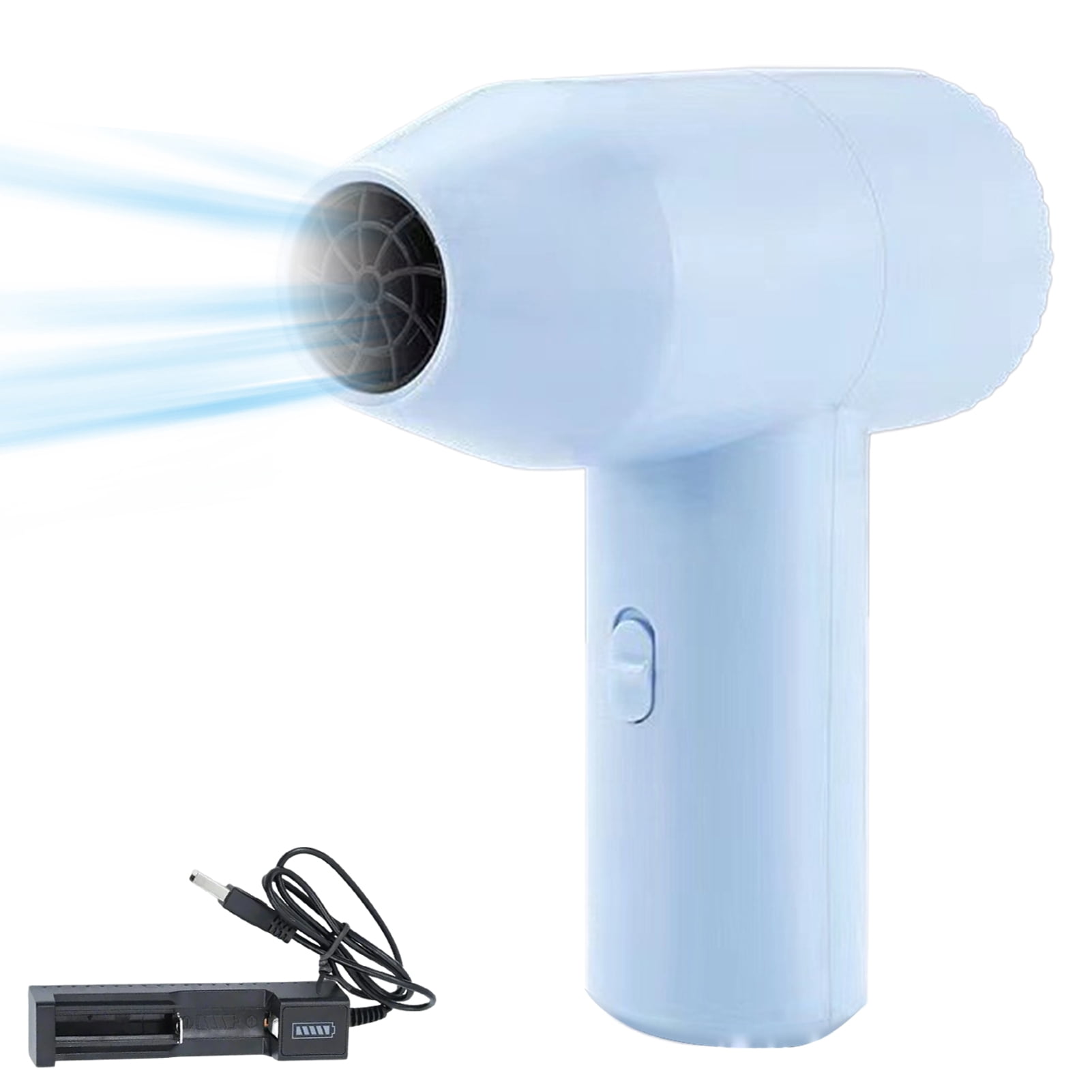 Hair Dryer Cordless|USB Rechargeable Portable Blow Dryer Cordless|Low Noise Wireless Hair Dryer for