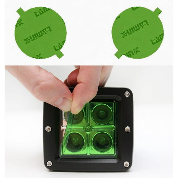 Jeep Wrangler JK (07-18) Green Fog Light Covers