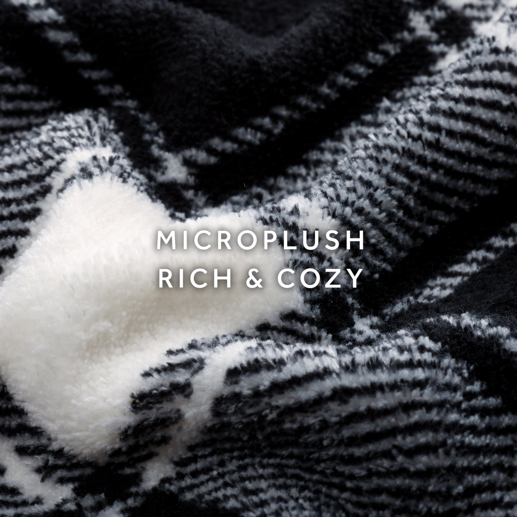 Sunbeam Black Buffalo Heated Throw